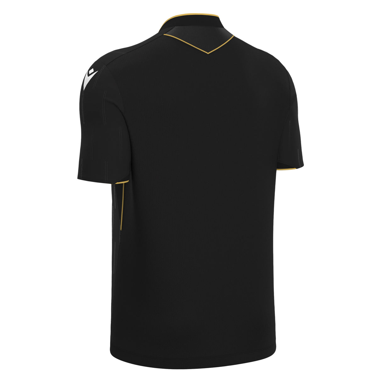 JNR Macron Mendez ECO Referee Shirt SS - Black/Gold - KitRoom