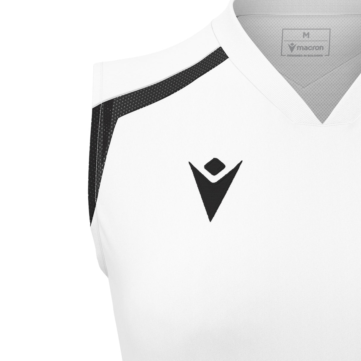 JNR Macron Frostmoor WMN Sleeveless Shirt - White/Black - KitRoom