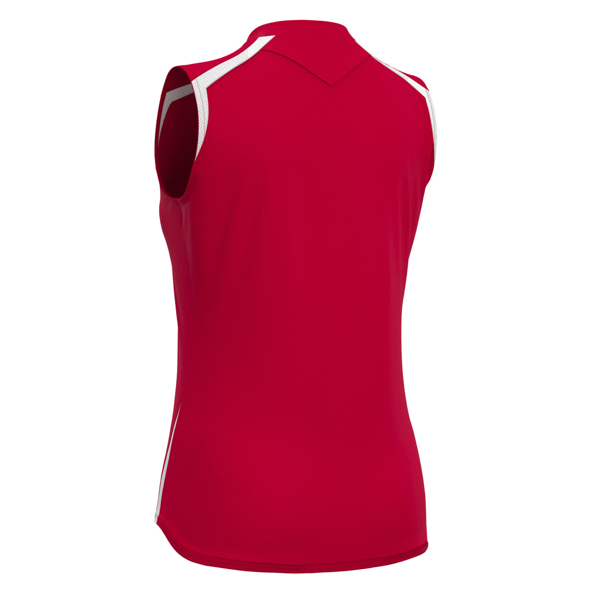 JNR Macron Frostmoor WMN Sleeveless Shirt - Red/White - KitRoom