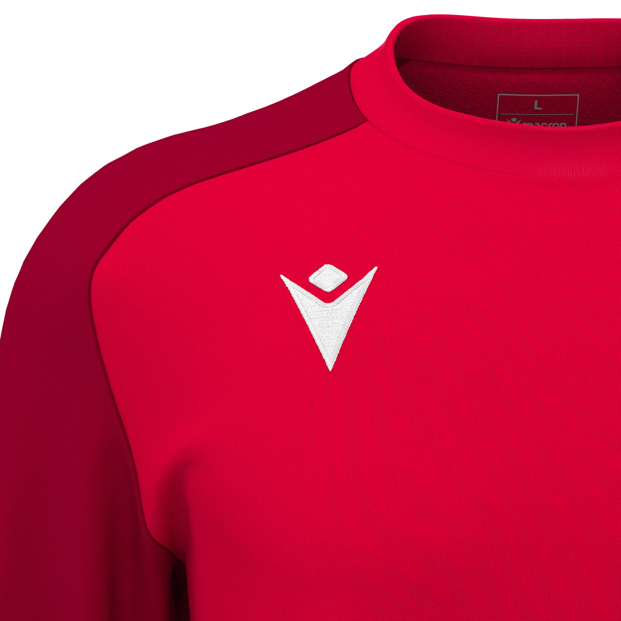 JNR Macron Thalos Roundneck Top - Red/Dark Red - KitRoom