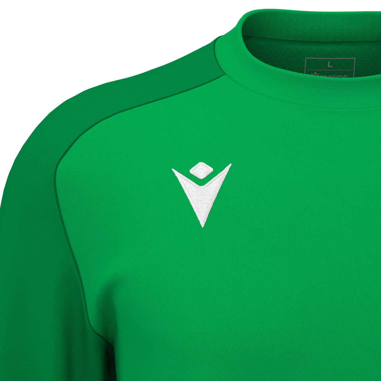 JNR Macron Thalos Roundneck Top - Green/Dark Green - KitRoom