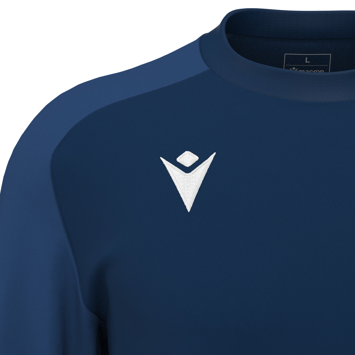 JNR Macron Thalos Roundneck Top - Navy/Light Navy - KitRoom