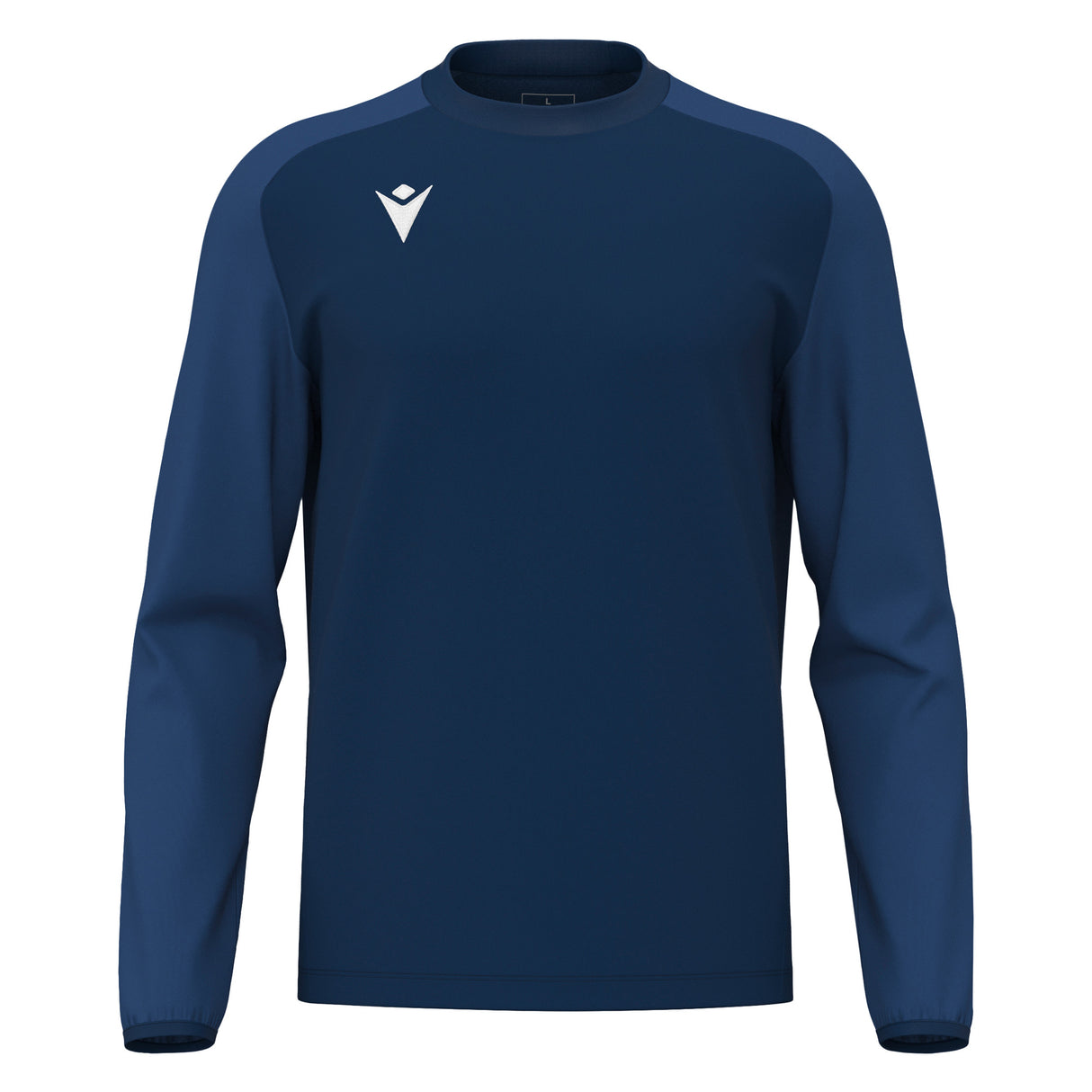 JNR Macron Thalos Roundneck Top - Navy/Light Navy - KitRoom