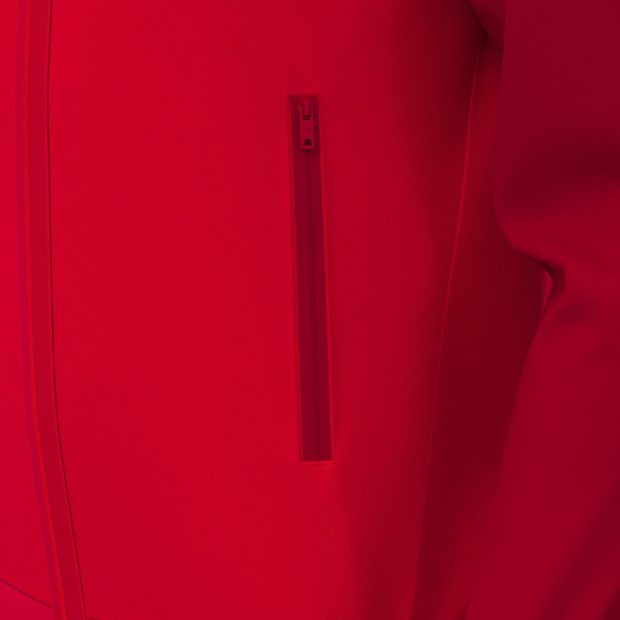 JNR Macron Chronos Full Zip Hoody - Red/Dark Red - KitRoom