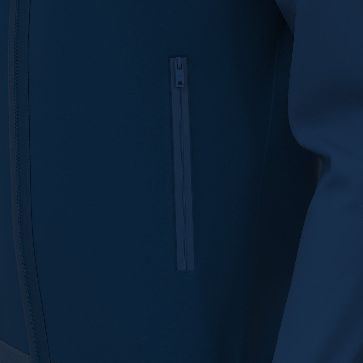 JNR Macron Chronos Full Zip Hoody - Navy/Light Navy - KitRoom
