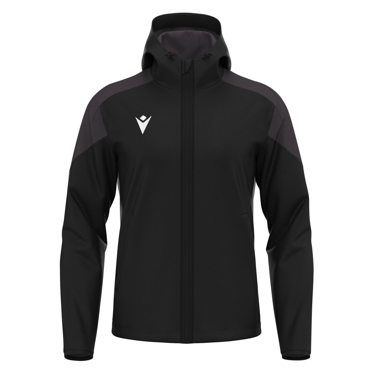 SNR Macron Icefang Full Zip Softshell Top - Black - KitRoom