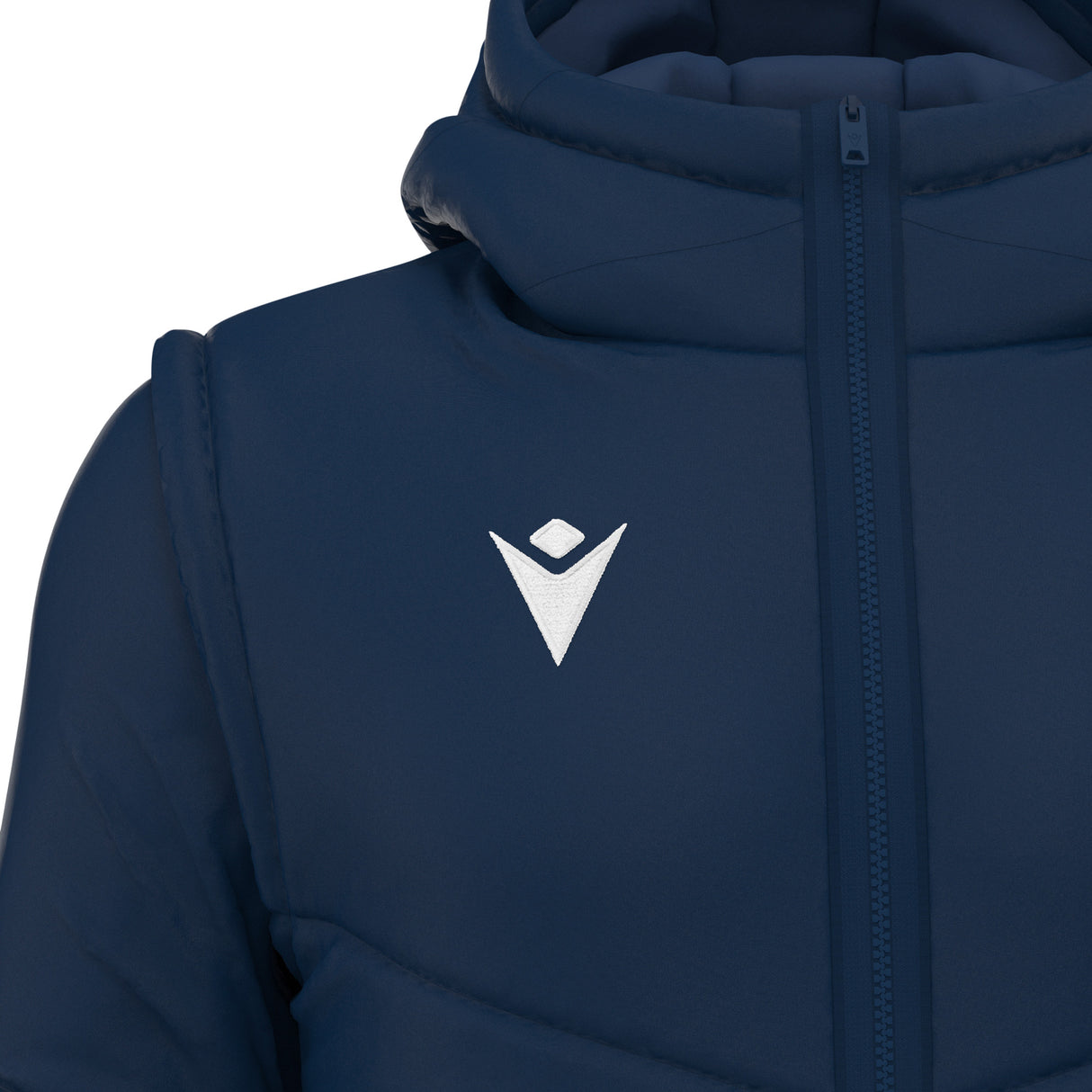 JNR Macron Duality Padded Jacket - Navy - KitRoom