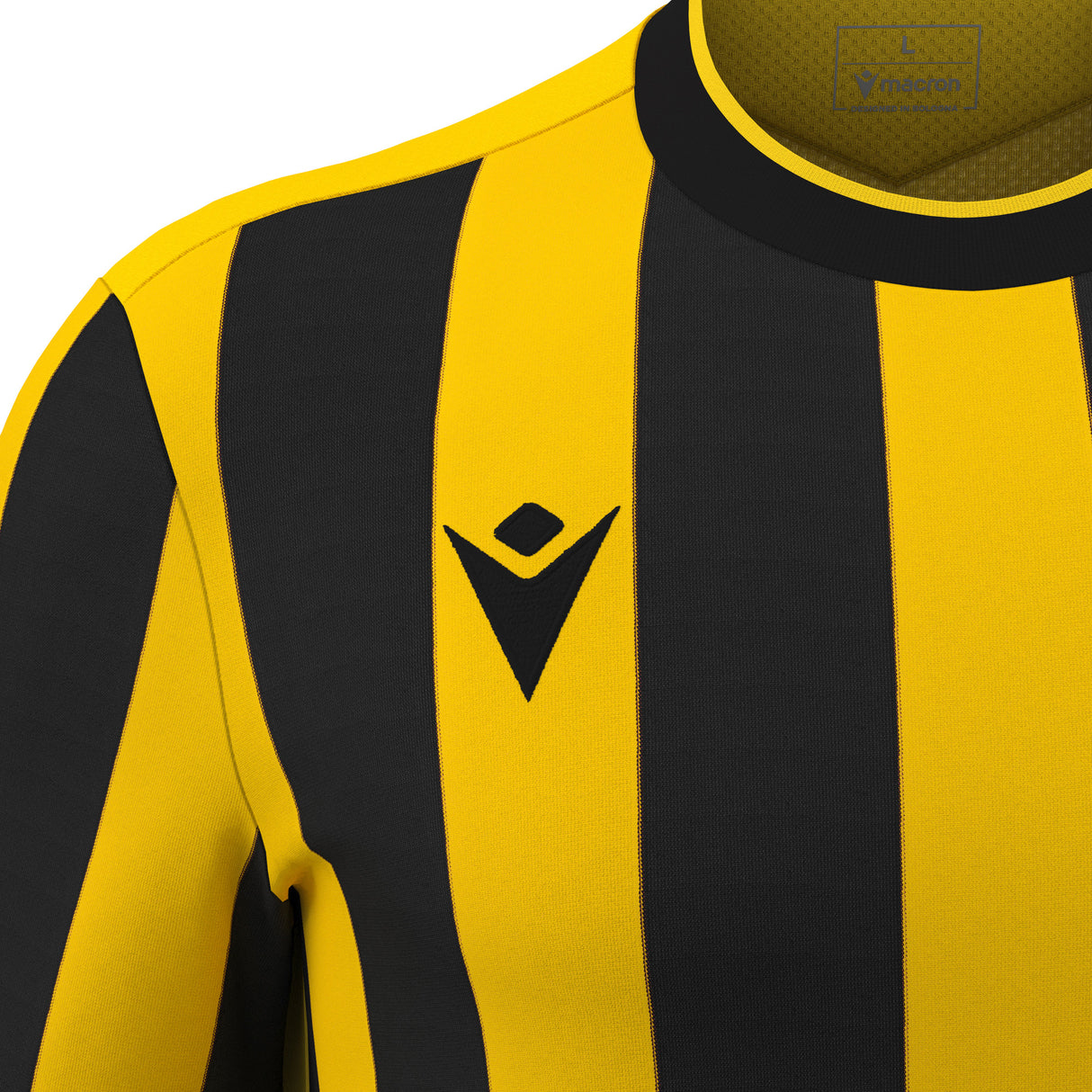 JNR Macron Legion Shirt SS - Yellow/Black - KitRoom