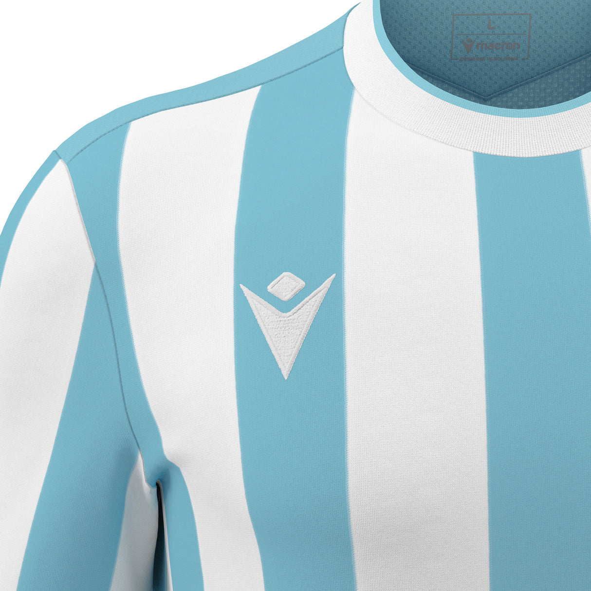 JNR Macron Legion Shirt SS - Sky/White - KitRoom