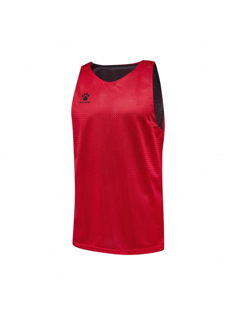Kelme Pivot Reversible Basketball Jersey - Red / Black
