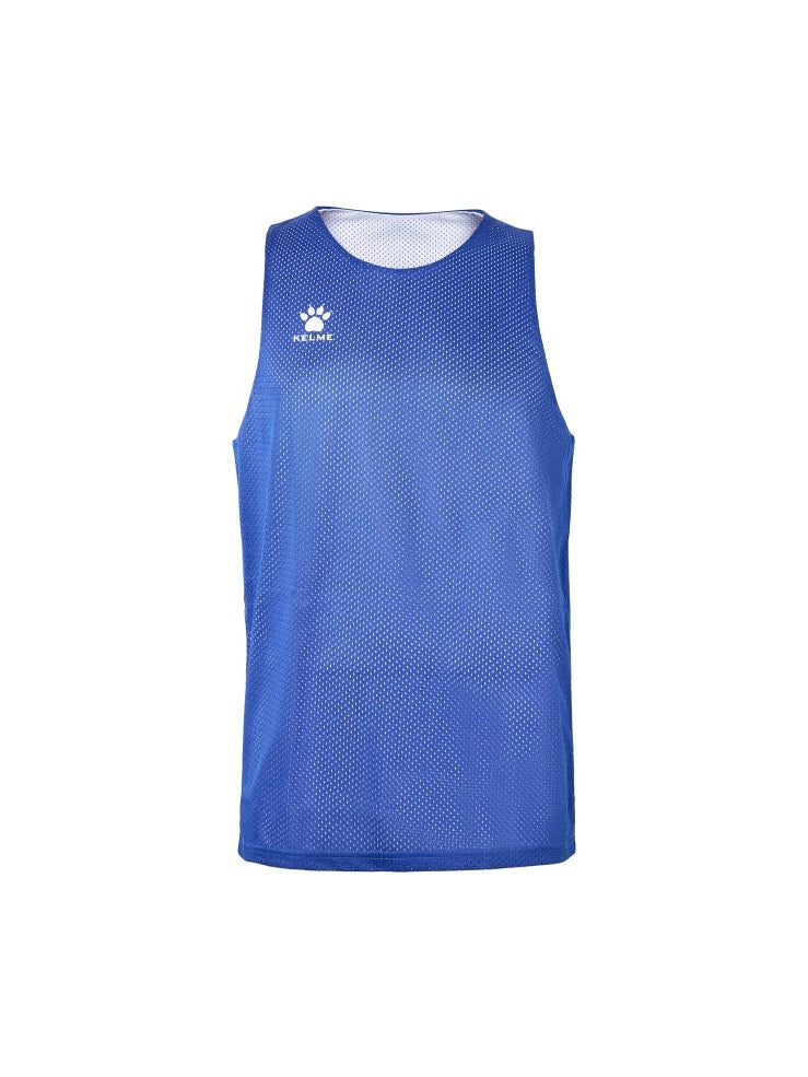 Kelme Pivot Reversible Basketball Jersey - White / Royal