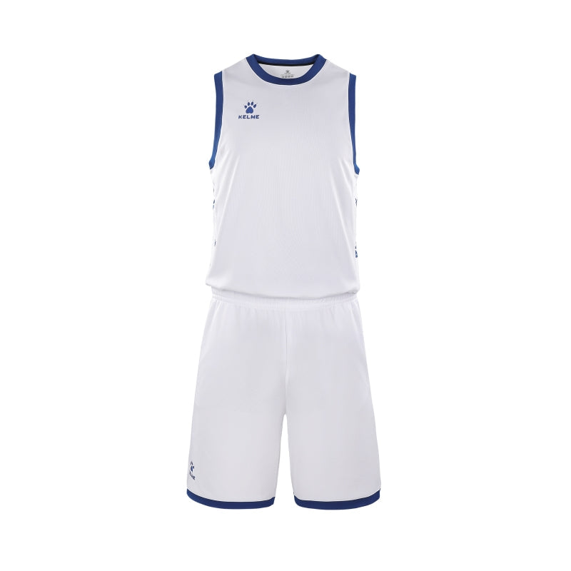 Kelme Playmaker Basketball Set - White / Royal Blue