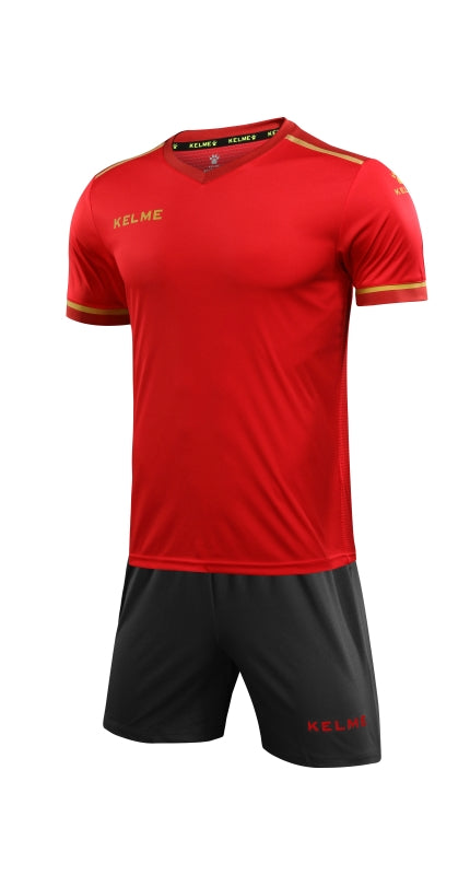 Kelme Segovia Football Set - Dark Red / Grey