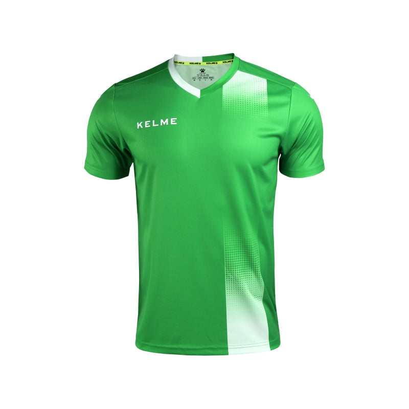 Kelme Alicante S/S Football Shirt - Green / White