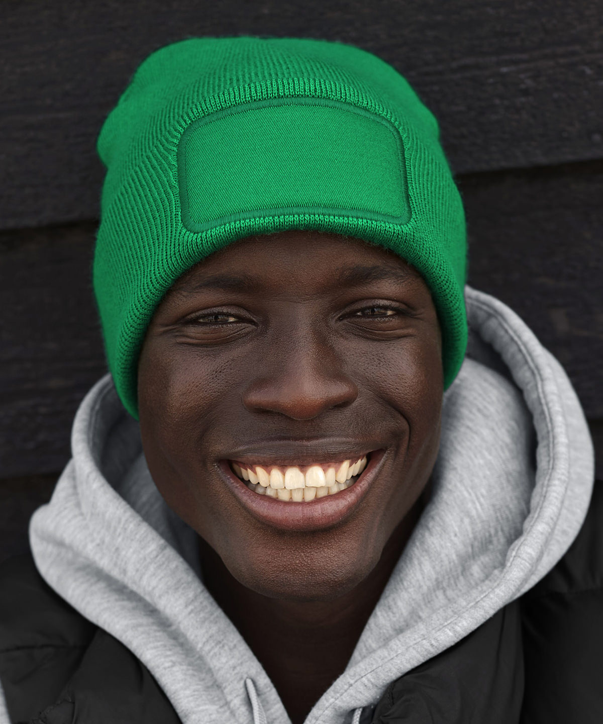 Beechfield Original patch beanie White