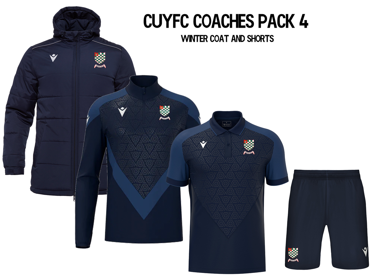 Chesham United Youth FC Coaches Pack 4 - Winter Coat & Shorts