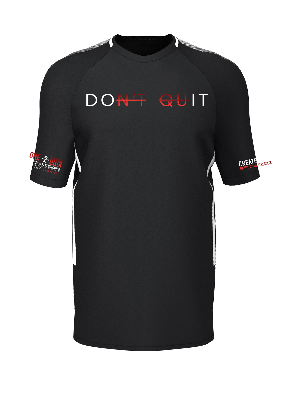 One 2 One Don't Quit JNR Edge Pro Training Tee