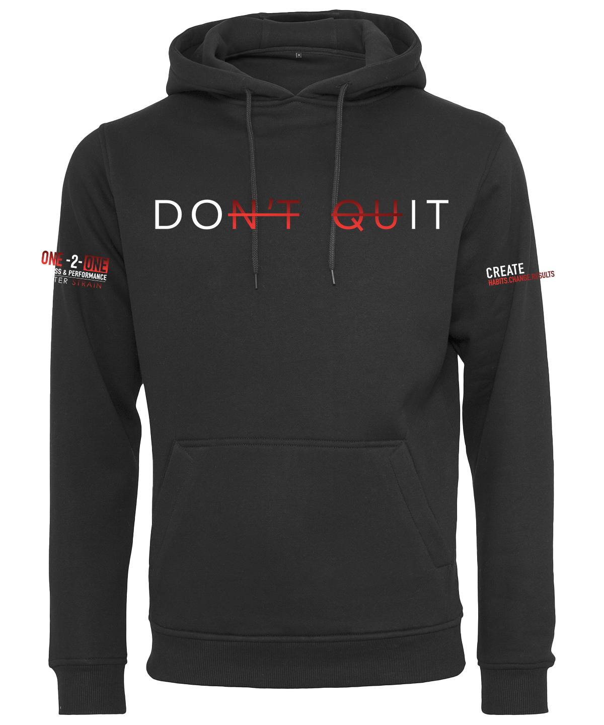 One 2 One Don't Quit Heavy Hoodie