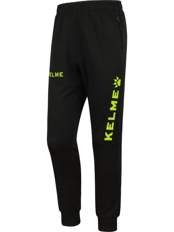 Kelme Global Long Pant - Neon Black / Yellow