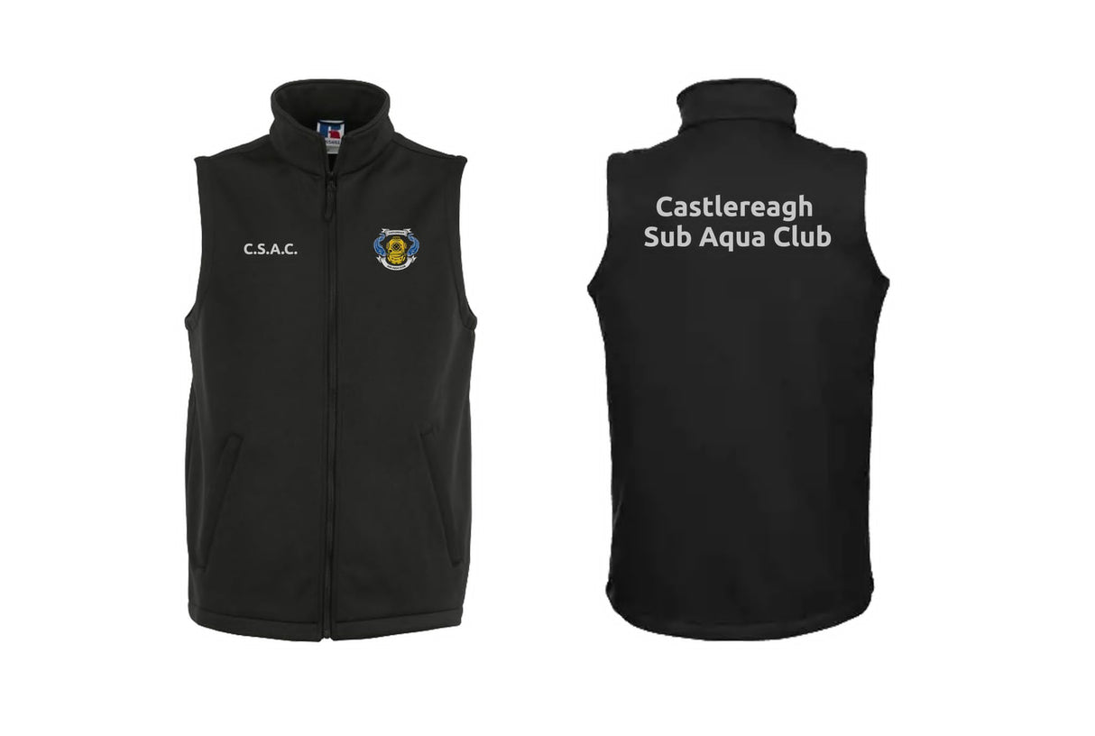 Castlereagh Sub Aqua Club Softshell Gilet
