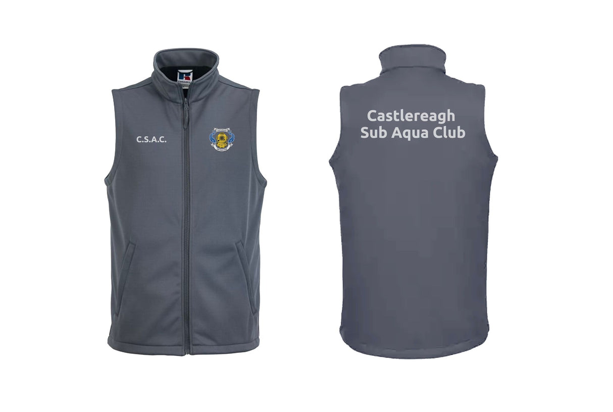 Castlereagh Sub Aqua Club Softshell Gilet