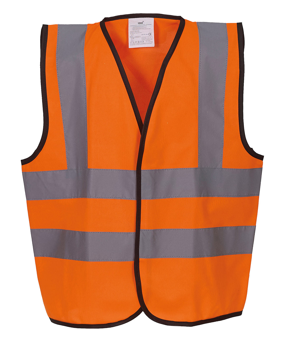 Yoko Kids hi-vis 2 b&b waistcoat (HVW100CH) Yellow