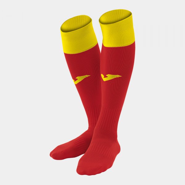 Joma Calcio 24 Football Socks - Red/Yellow
