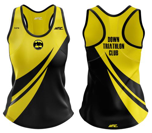 Down Triathlon Club Running Vest - Ladies - KitRoom