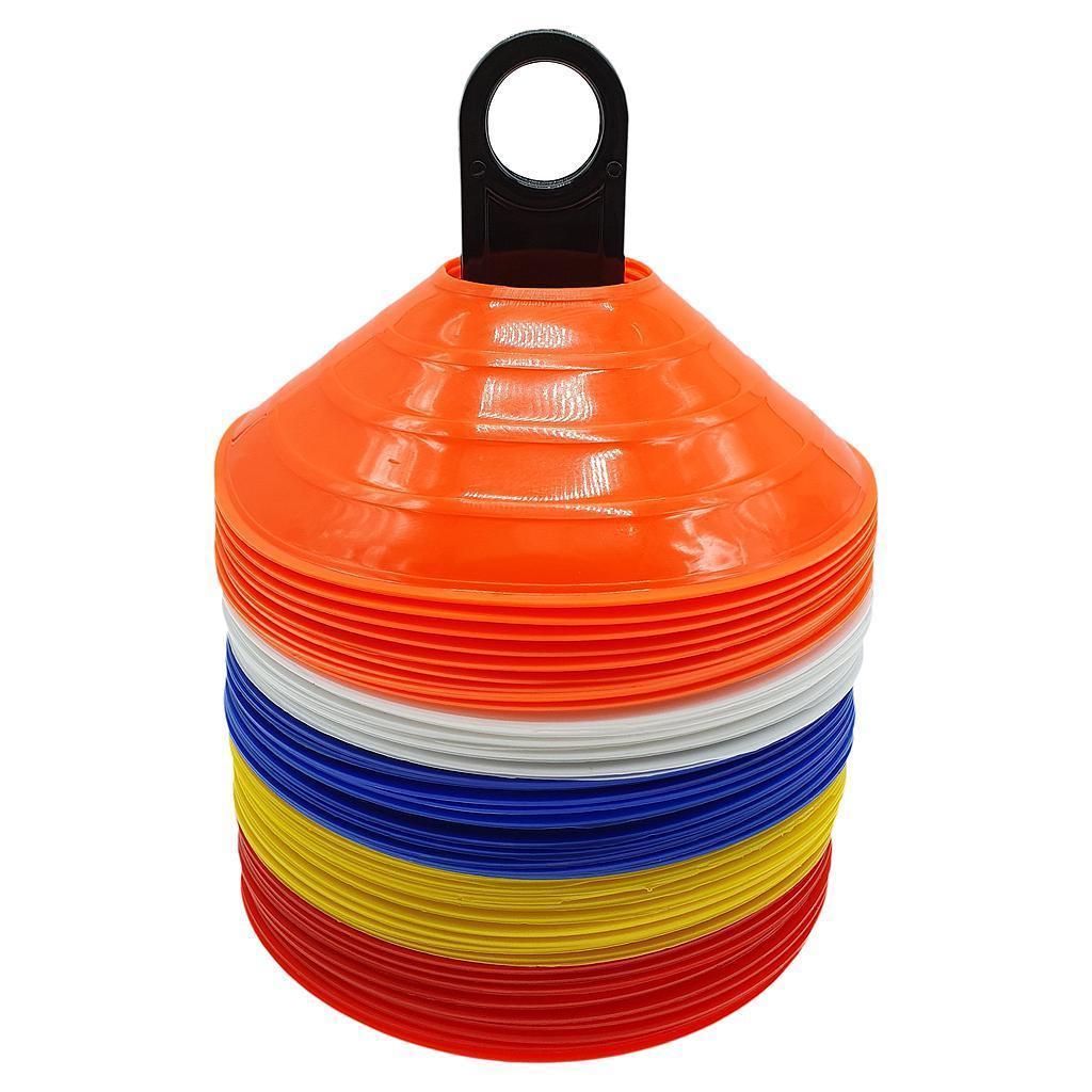 Essential Saucer Cones - Set of 50 - Pre-Sport, Training Cones, Training Equipment - KitRoom