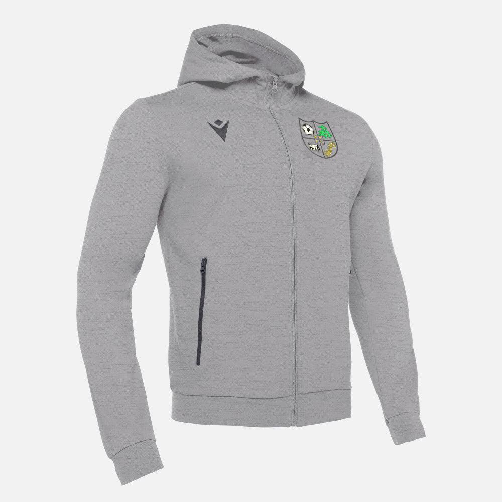 KRFC Macron Cello Zipped Hoodie Youth - Grey