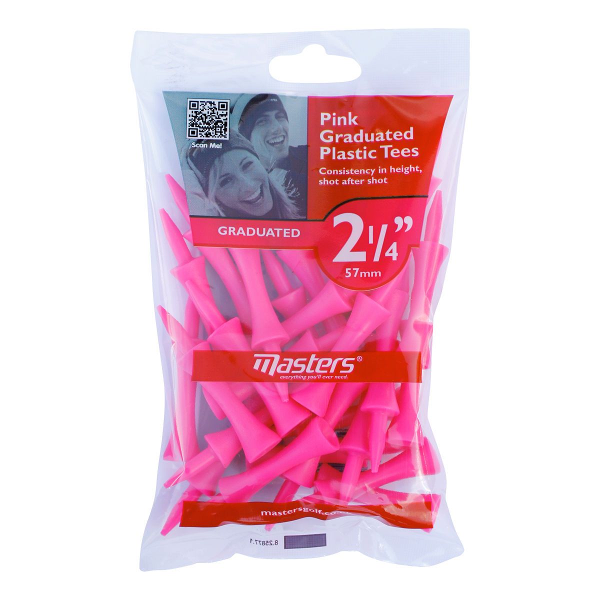 Masters Plastic Graduated Golf Tees - Golf, Golf Tees, Masters - KitRoom