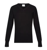 Girls Performa 100% Cotton V-Neck Pullover