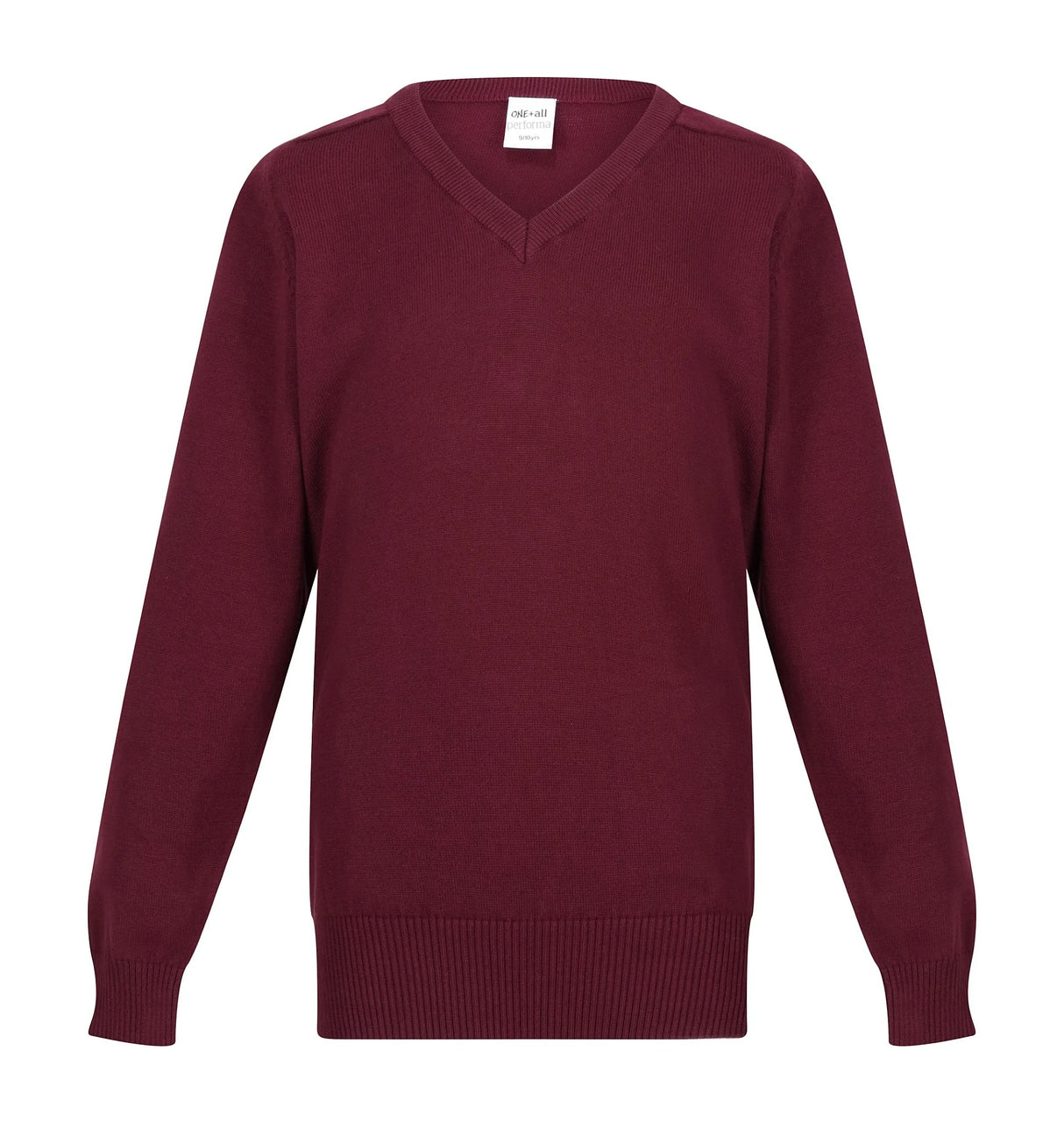 Boys Performa 100% Cotton V-Neck Pullover