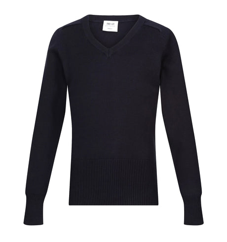 Girls Performa 100% Cotton V-Neck Pullover