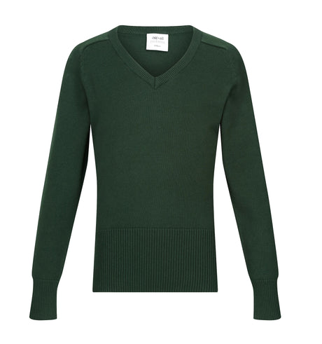 Girls Performa 100% Cotton V-Neck Pullover