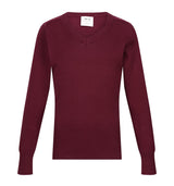 Girls Performa 100% Cotton V-Neck Pullover