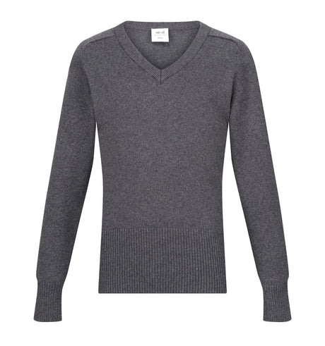 Girls Performa 100% Cotton V-Neck Pullover