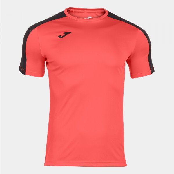 Joma Academy III Football Shirt - Fluorescent Coral Black
