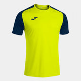 Joma Academy IV Football Shirt - Yellow Fluorescent Navy