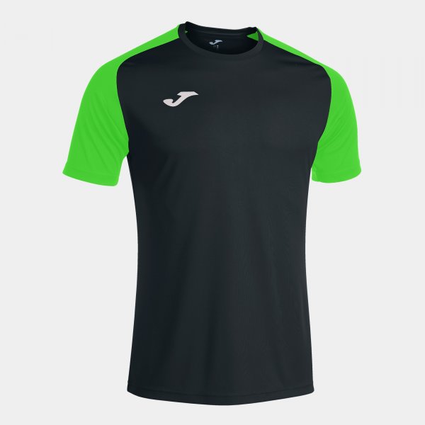 Joma Academy IV Football Shirt - Black Green Fluorescent