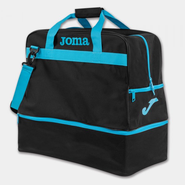 Joma Training III Holdall - Black Fluorescent Turquoise