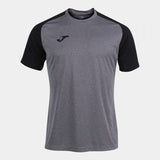 Joma Academy IV Football Shirt - Grey Melange Black