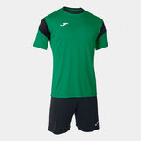 Joma Set Phoenix Football Kit - Green Black