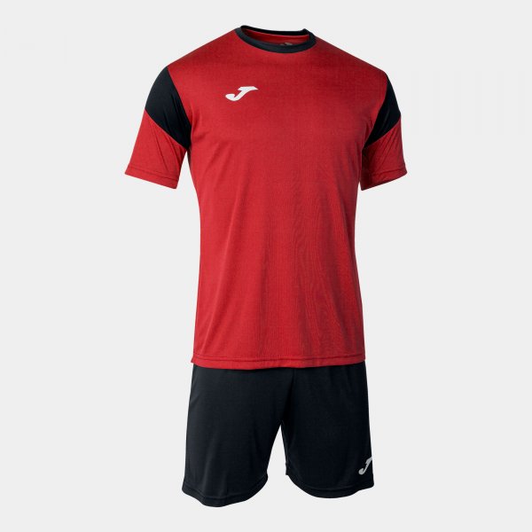 Joma Set Phoenix Football Kit - Red Black