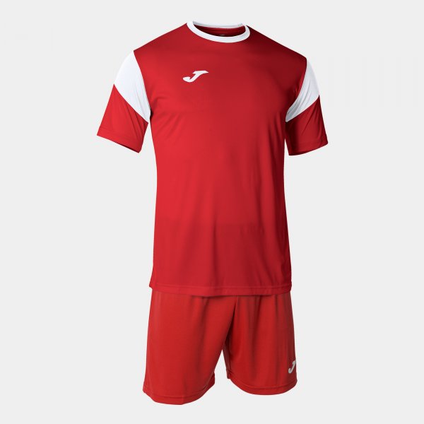Joma Set Phoenix Football Kit - Red White