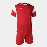 Joma Set Phoenix Football Kit - Red White