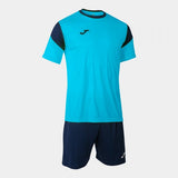 Joma Set Phoenix Football Kit - Fluorescent Turquoise Navy