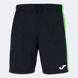 Joma Maxi Shorts - Black Fluorescent Green
