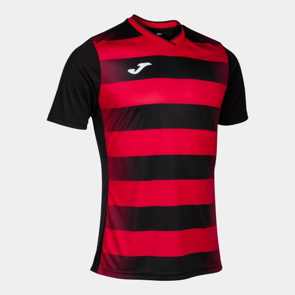 Joma Europa V Football Shirt - Black Red