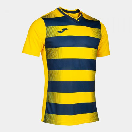 Joma Europa V Football Shirt - Yellow Navy